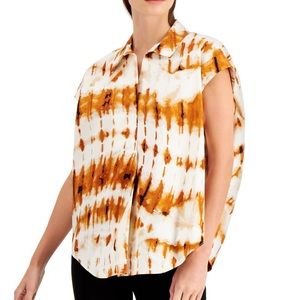 INC Women’s oversized Tie dye look top…